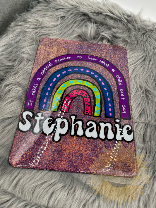 Personalized “it takes a special” Glitter clipboard